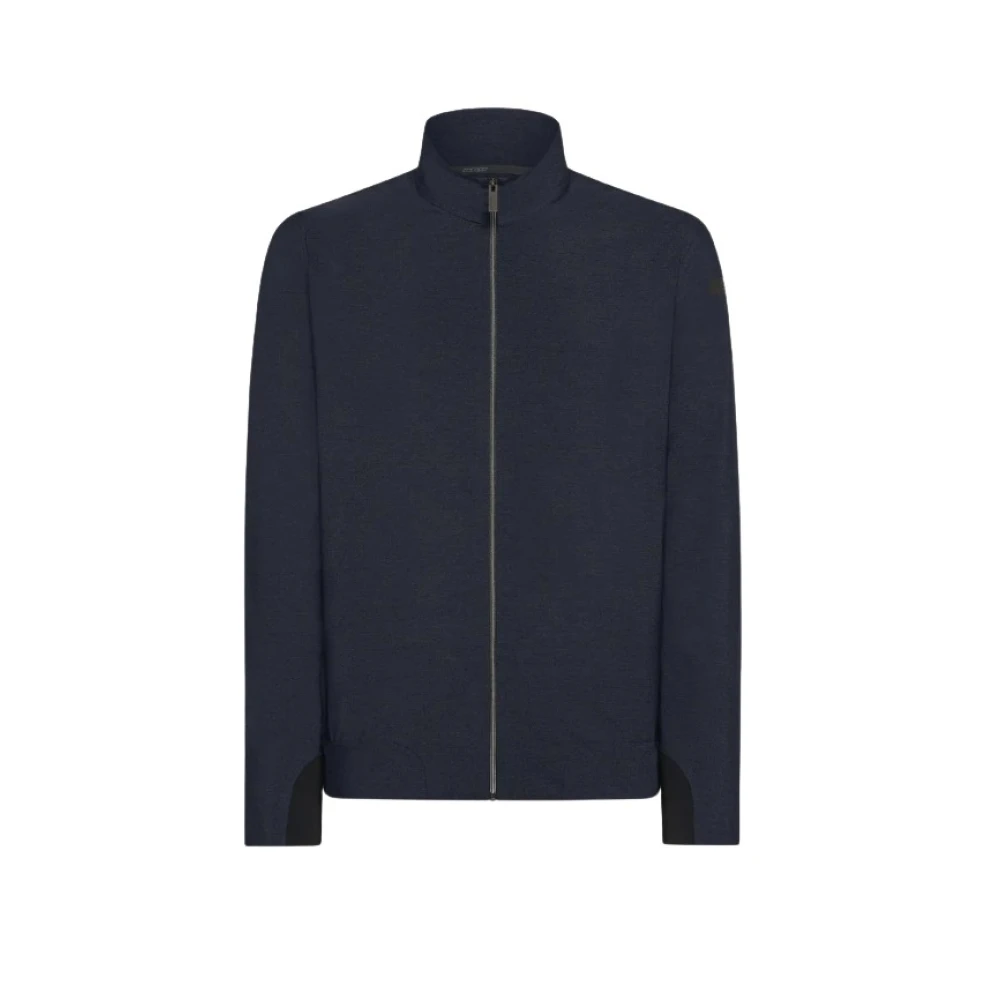 RRD Blauwe Full Zip Fleece Trui Blue Heren