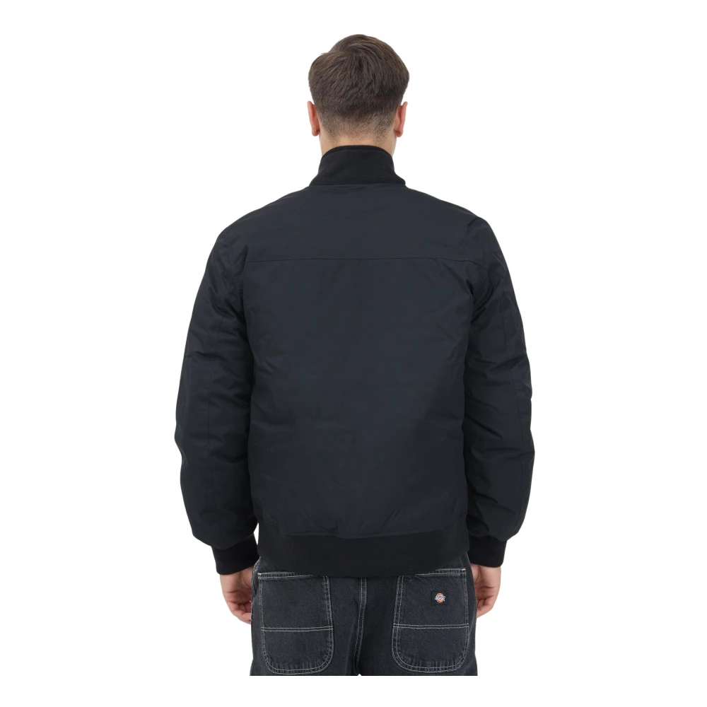 Dickies Zwarte Bomberjack voor Mannen Black Heren