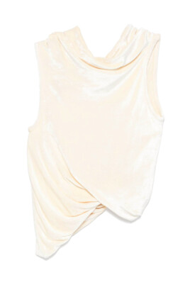 champagne-sleeveless-top