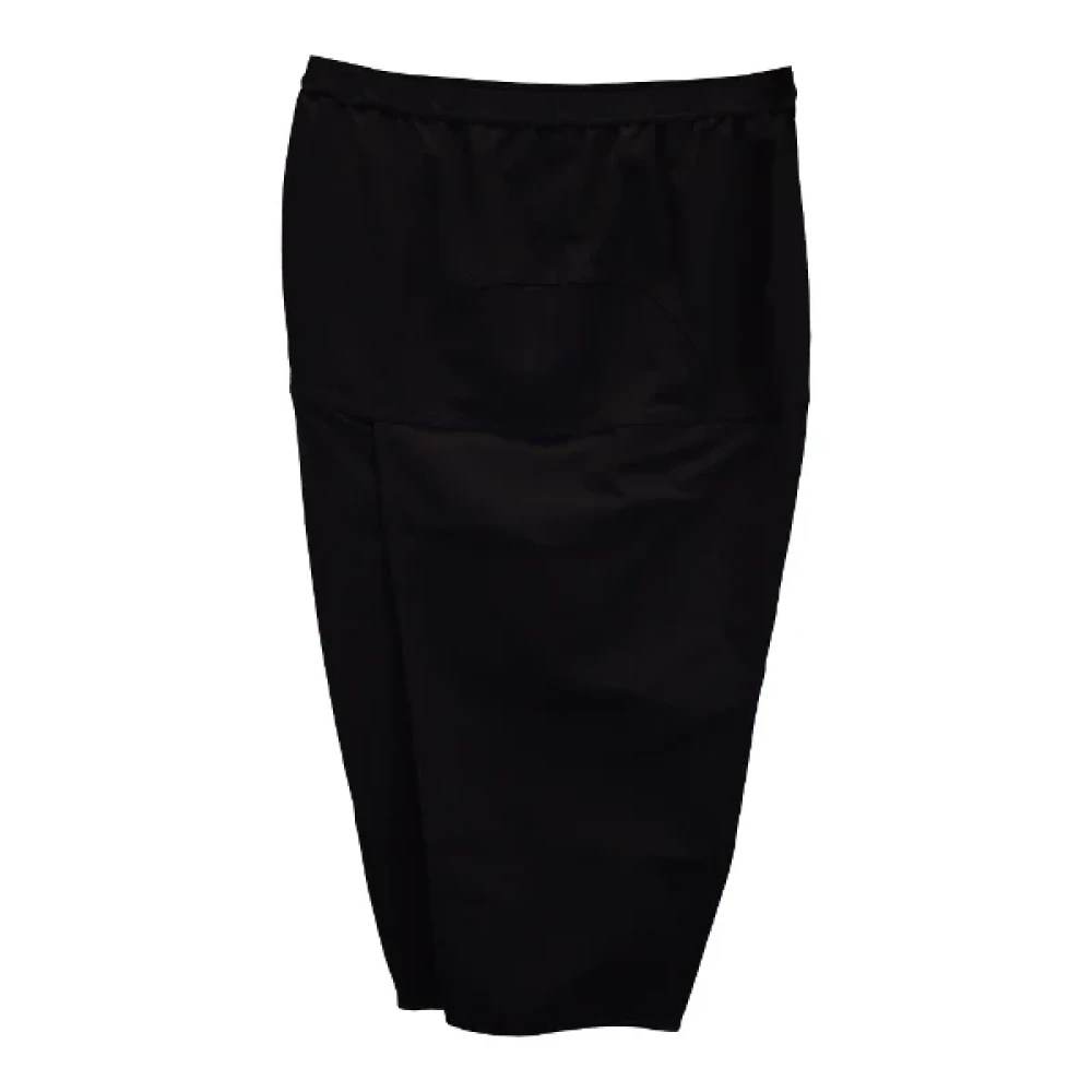 Rick Owens Pre-owned Polyester bottoms Black Dames