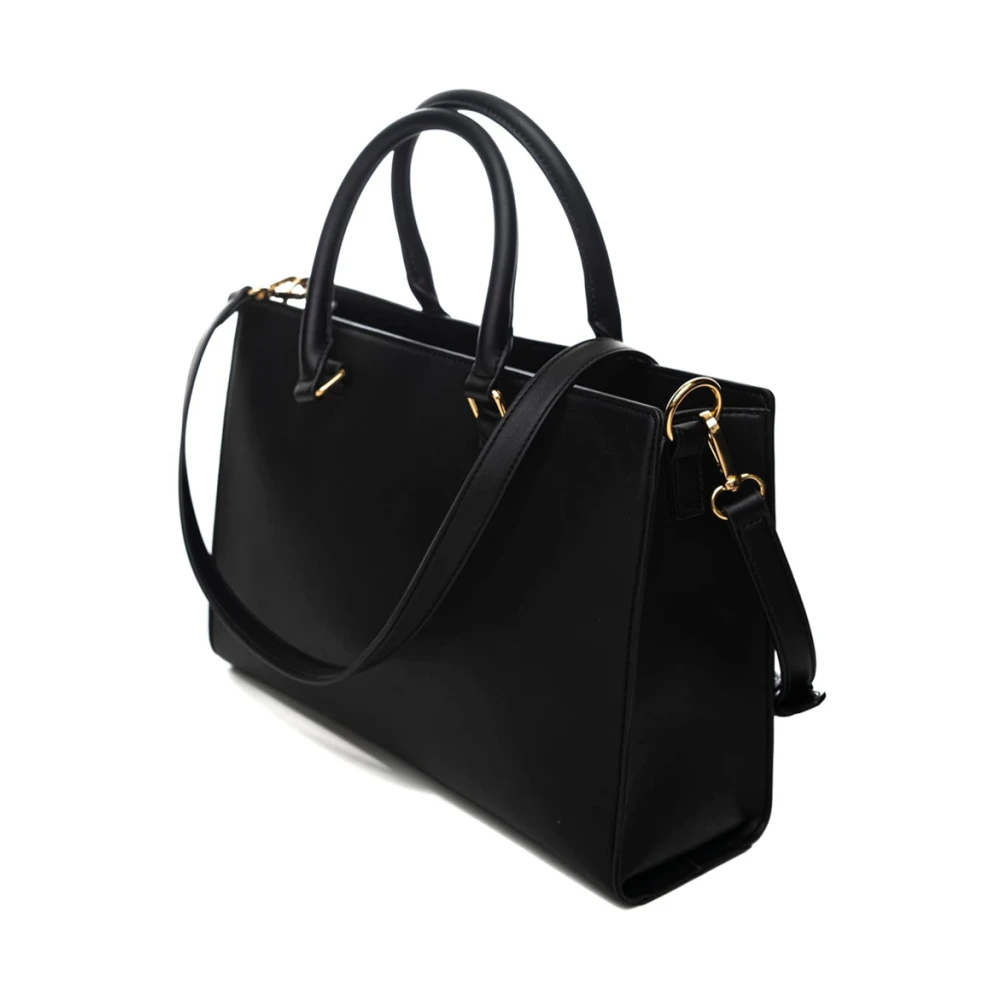 Love Moschino Zwarte Maxi Logo Tas Black Dames