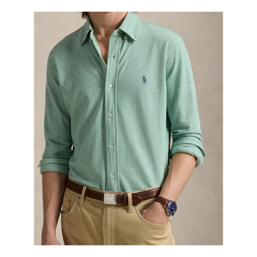 Ralph Lauren Casual Overhemd Green Heren