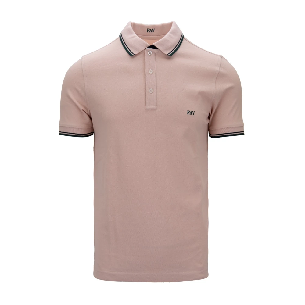 Fay - Tops > Polo Shirts - Pink - Fay - Modalova
