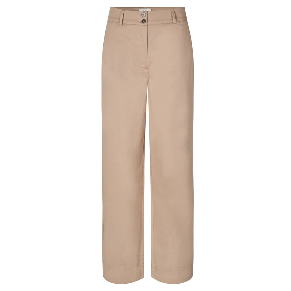 Fiveunits Sophia Dark Sand Melange Broek Beige Dames