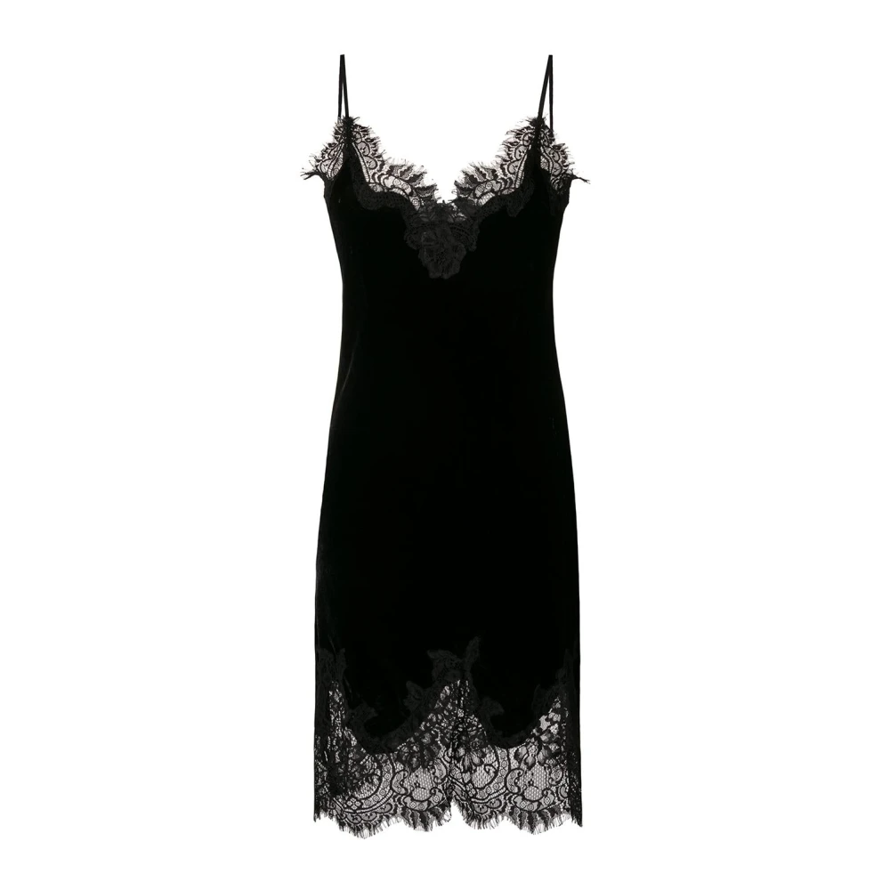 Gold Hawk Zwart Velvet Grace Top Black Dames