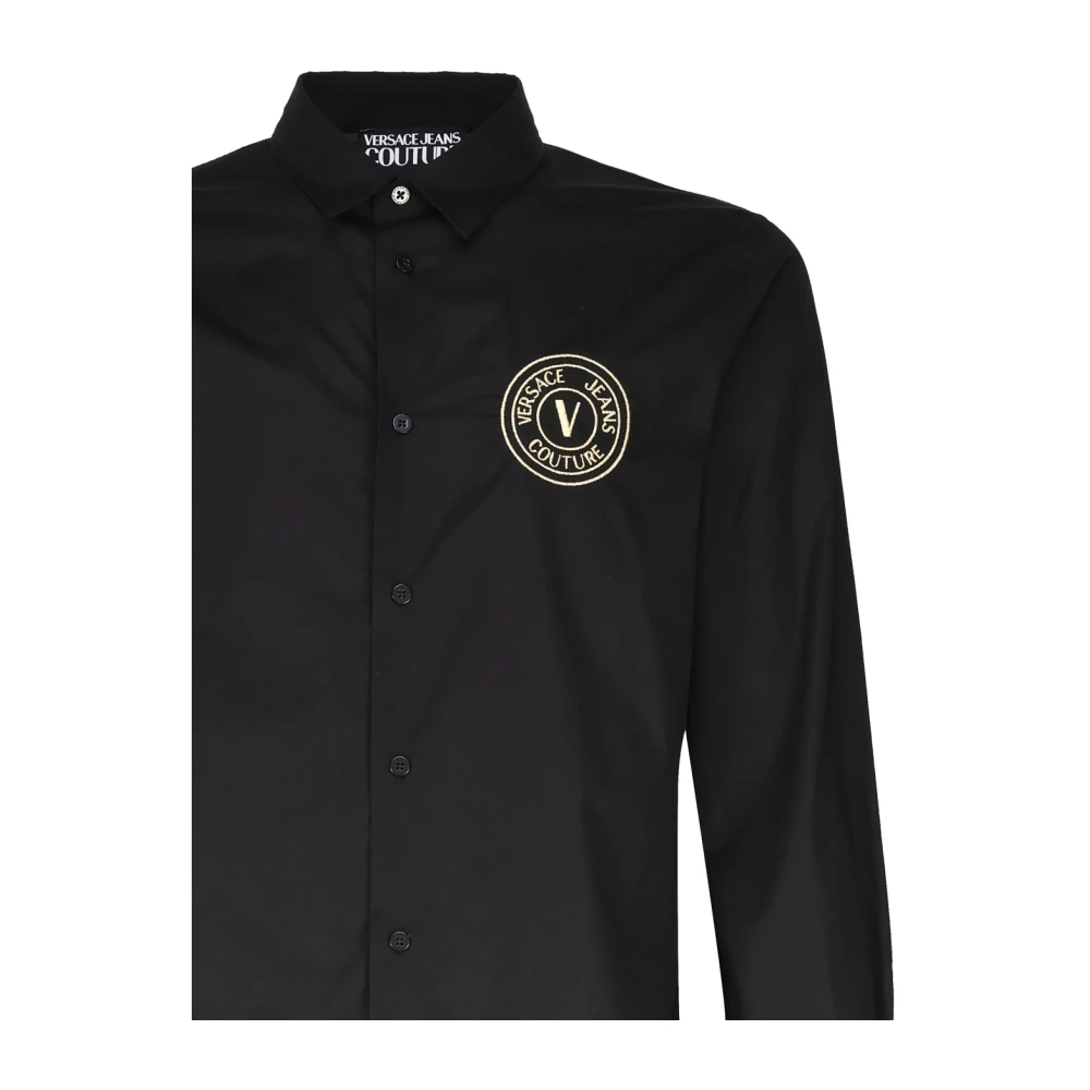Versace Jeans Couture Zwart Overhemd Black Heren