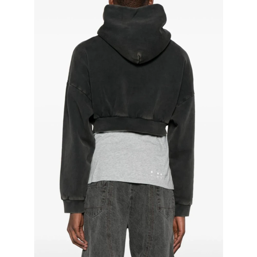 Entire Studios Zwart Gewassen Heavy Hoodie Black Heren
