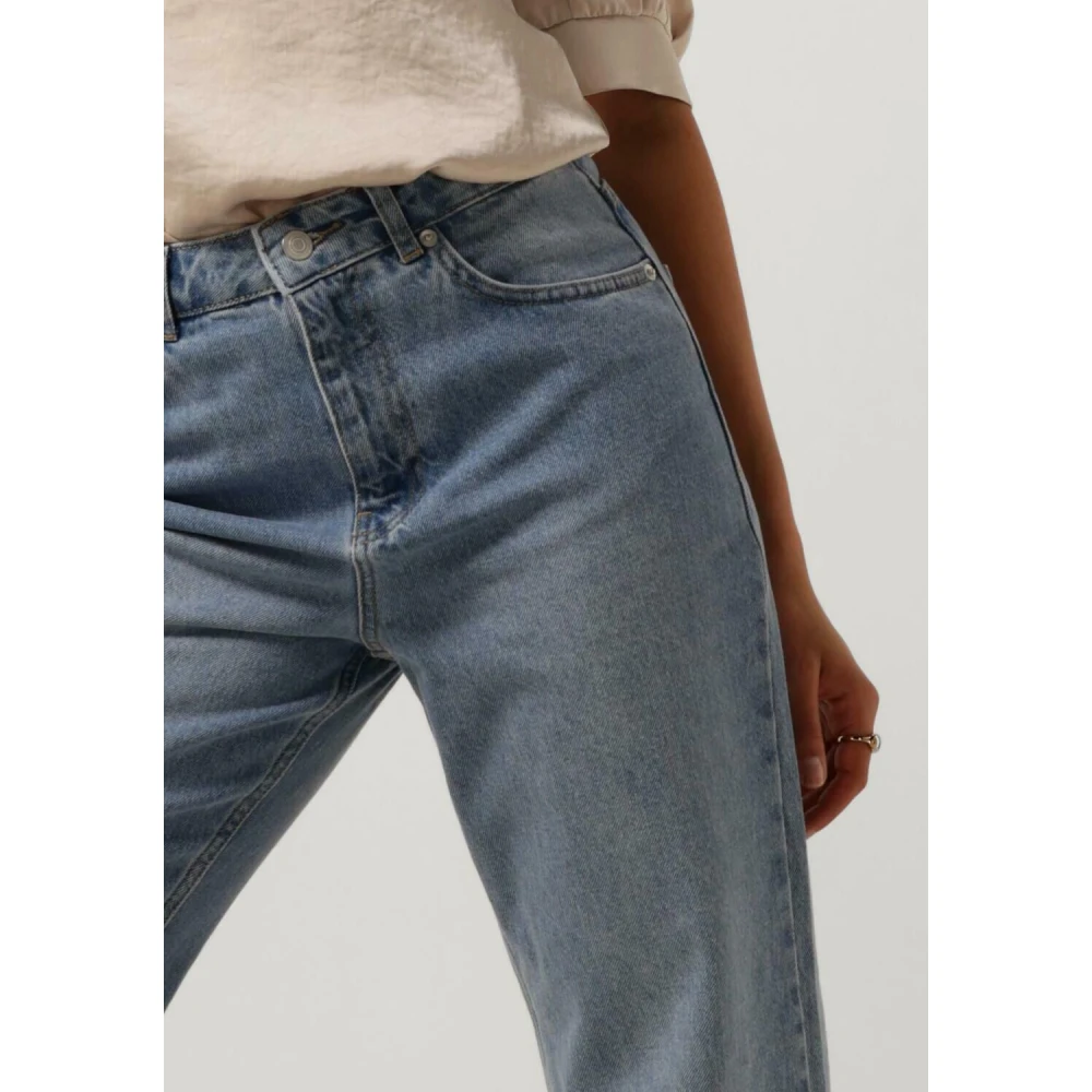 NEO NOIR Lichtblauwe Wide Jeans Simona D Blue Dames