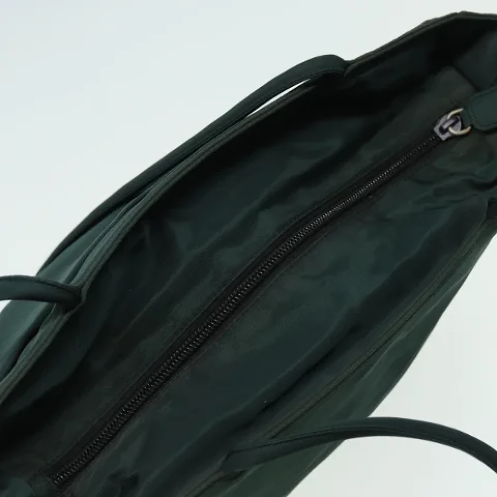 Prada Vintage Pre-owned Nylon totes Green Dames