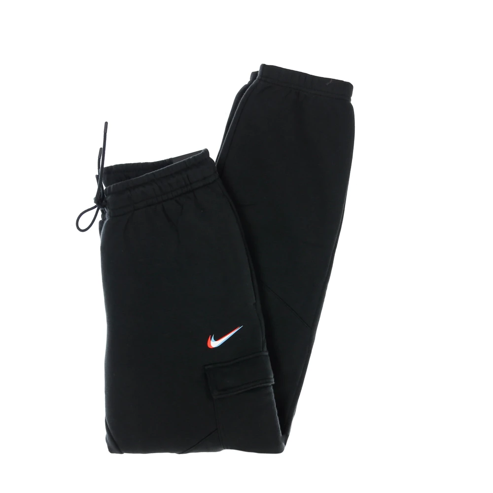 Nike Fleece Cargo Trainingsbroek Black Dames