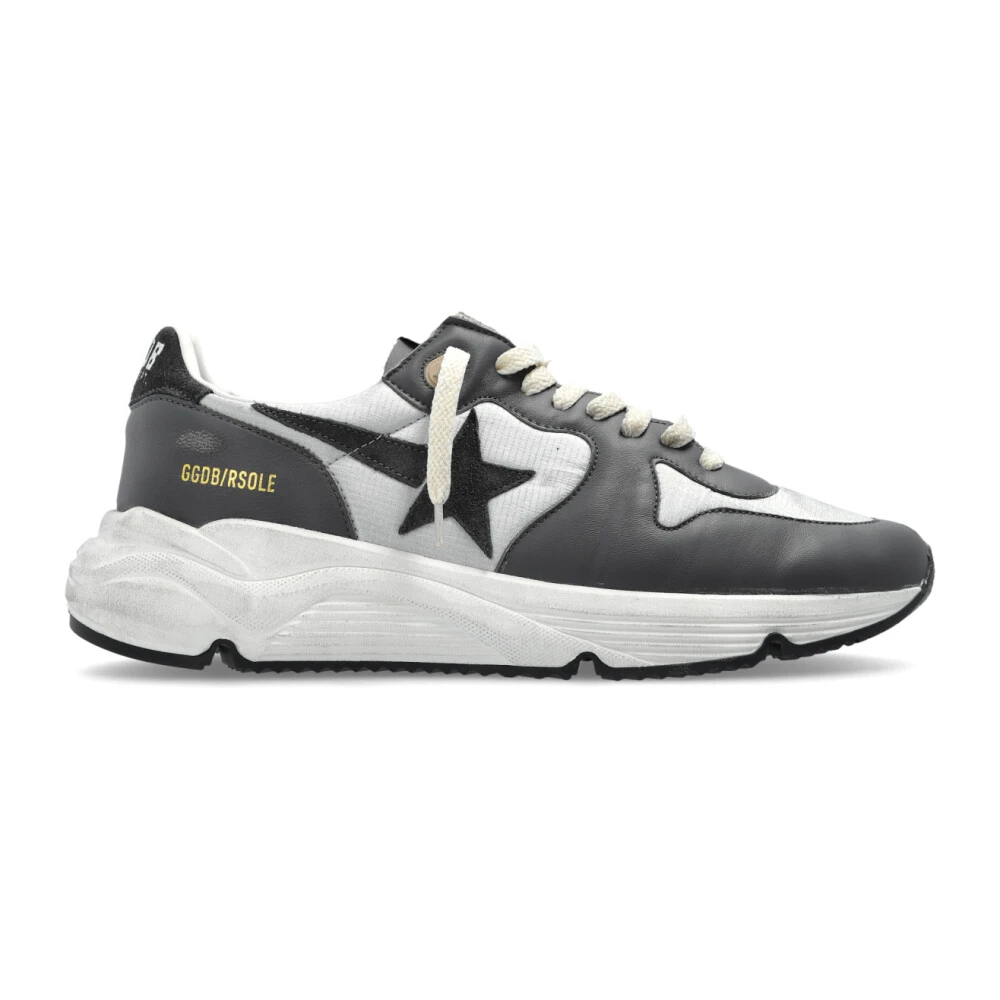 Golden Goose Men's Gray Sneakers, 5 Uk, Running Sole Trainers