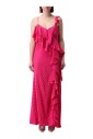 robe-longue-fuchsia-a-volants