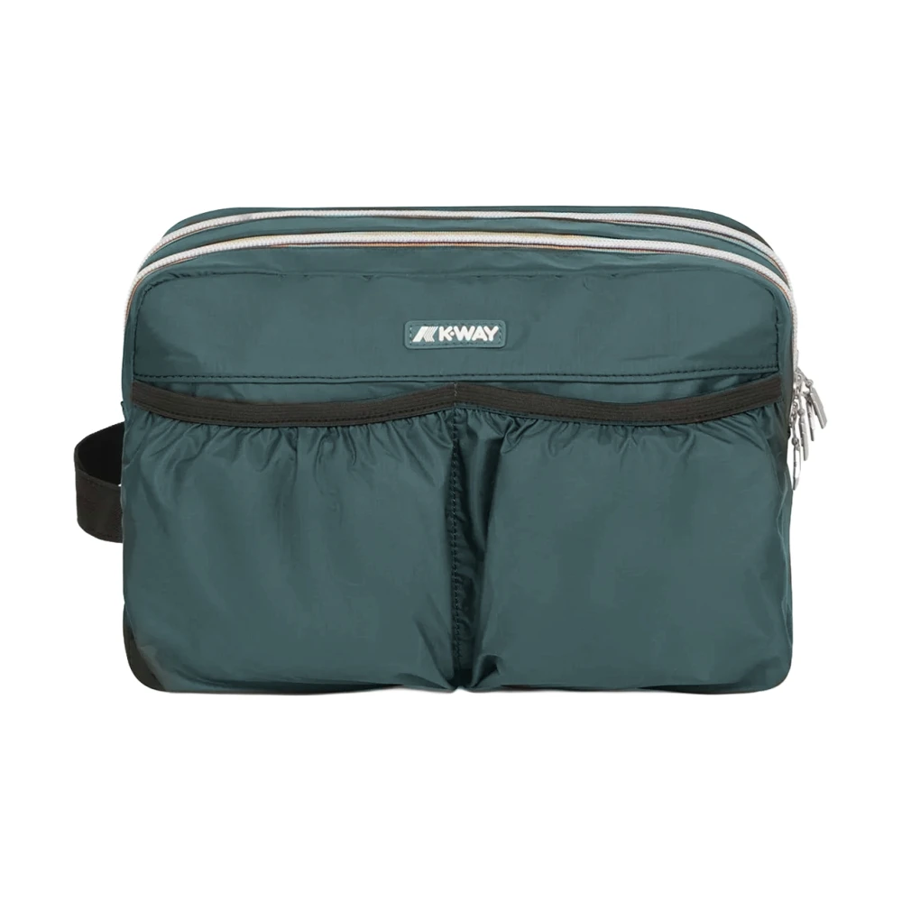 K-Way Unisex Verde Albas - Beauty Case Piccoli Accessori - Beauty Case Piccoli Accessori - One Size - Immagine 3