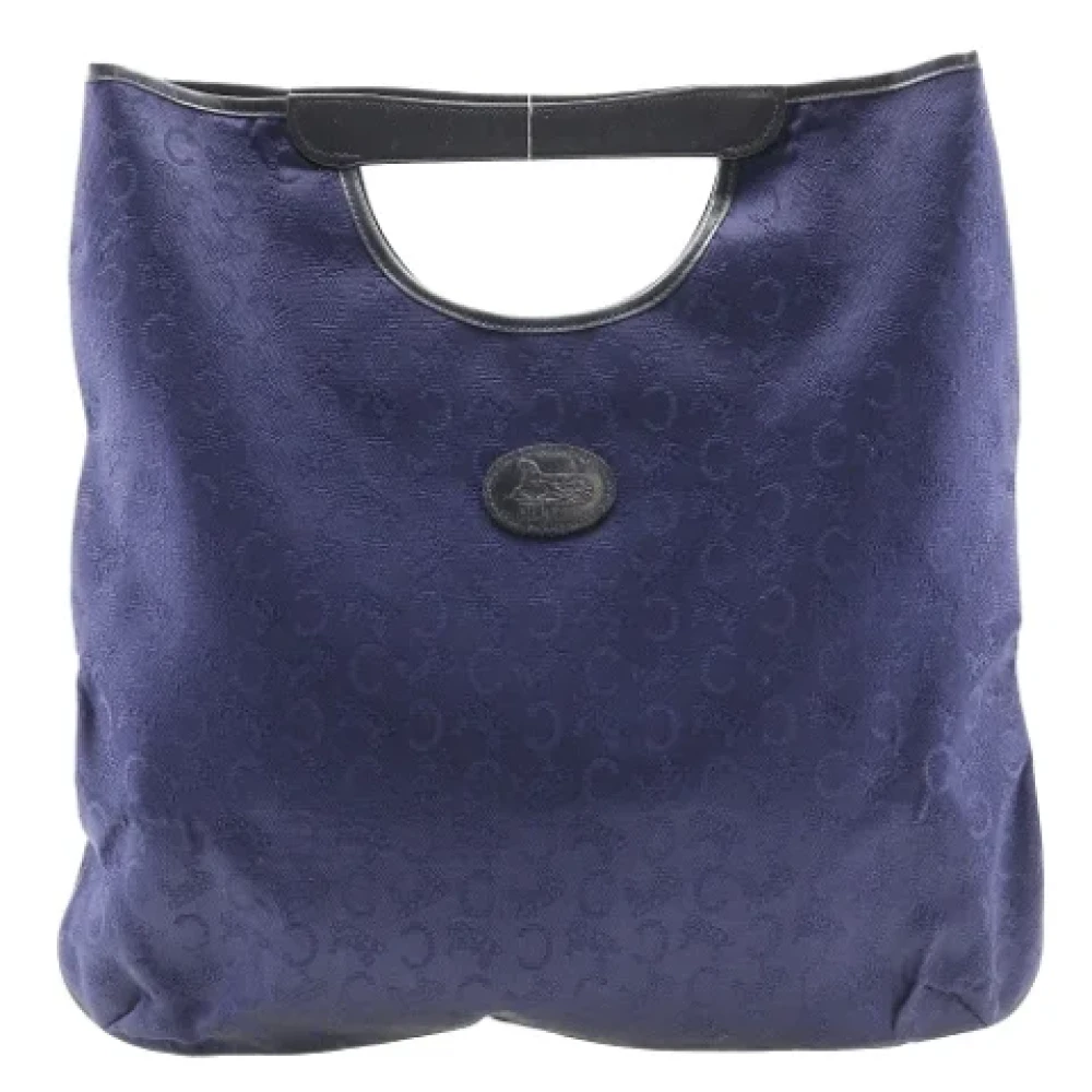 Celine Vintage Pre-owned Leather handbags Blue Dames