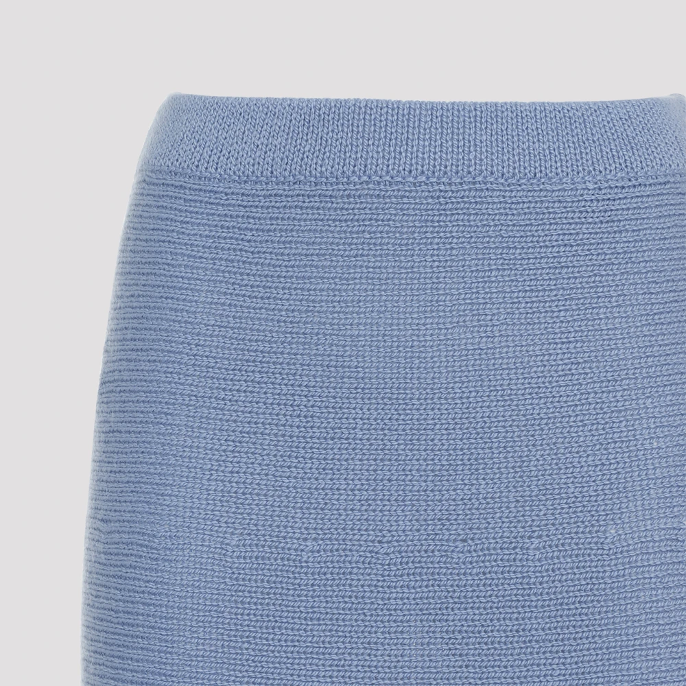 Gabriela Hearst Lichtblauwe Denim Manni Rok Blue Dames