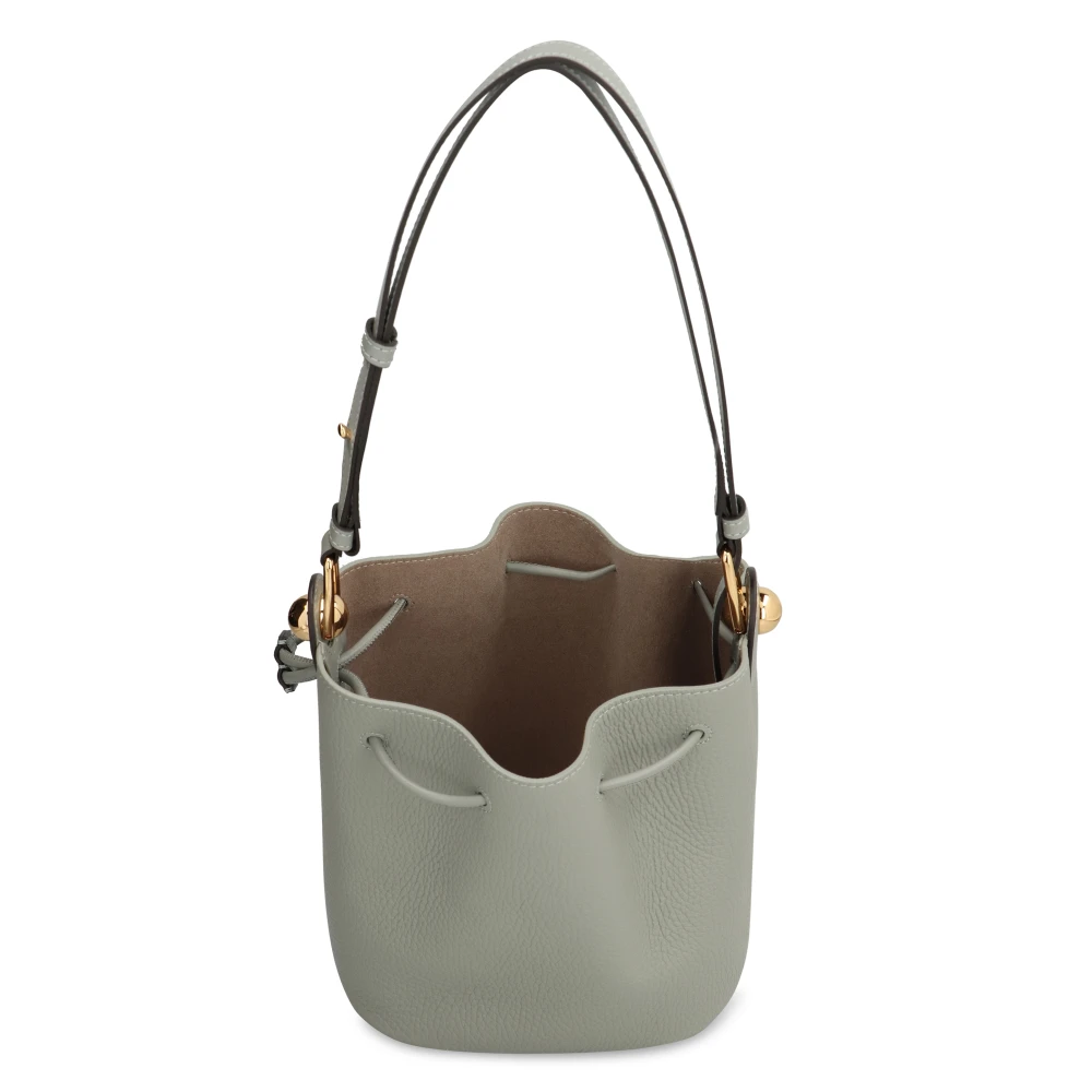 Furla Mini Bucket Tas met Koordsluiting Green Dames