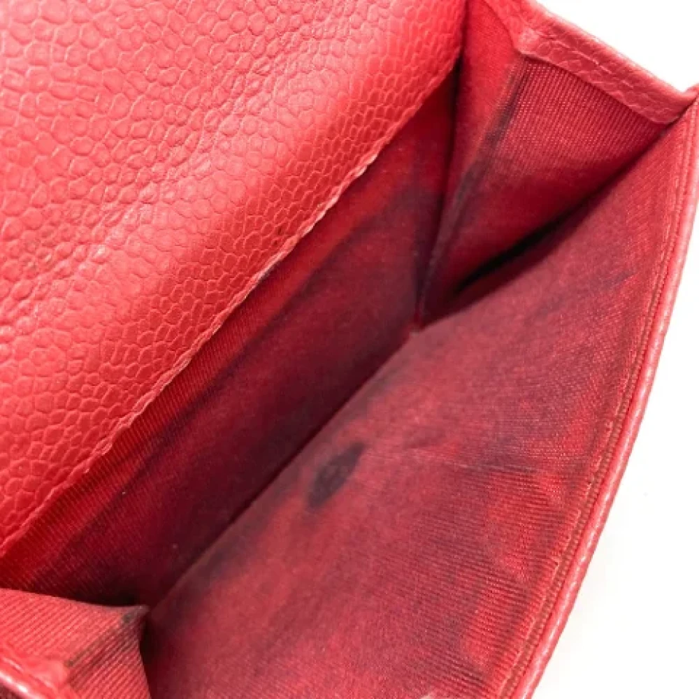 Chanel Vintage Pre-owned Leather wallets Pink Dames