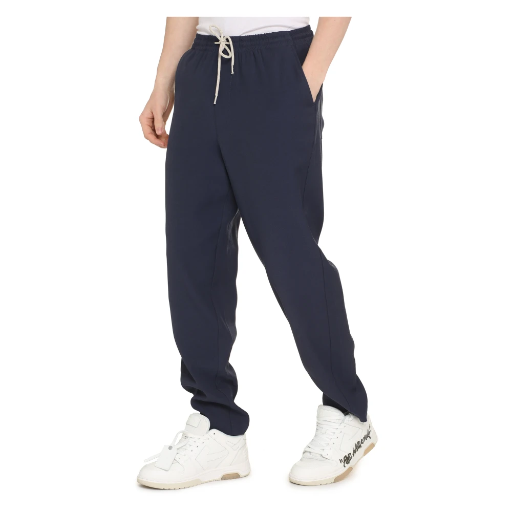 Department Five Katoenen blend broek met zakken Blue Heren