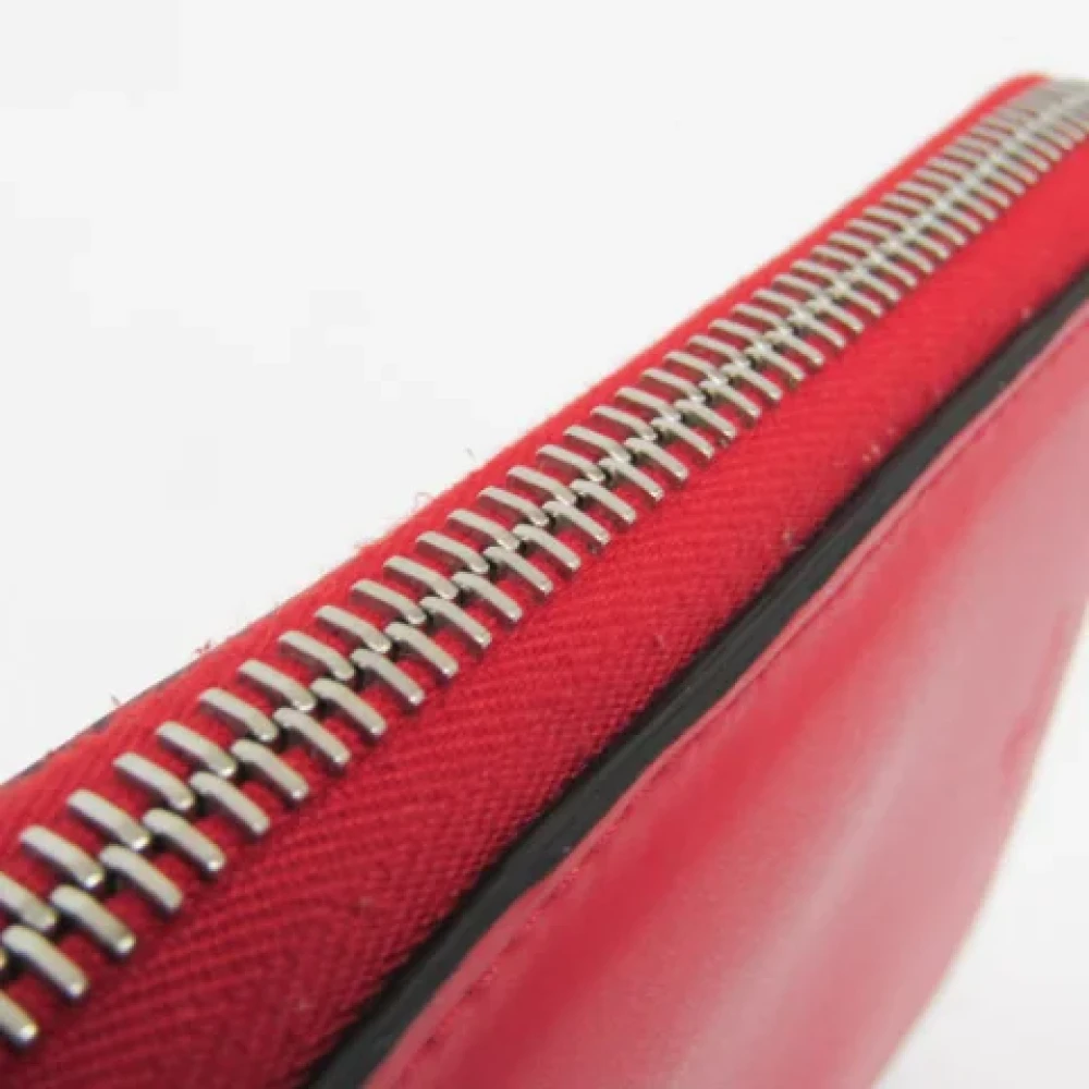 Valentino Vintage Pre-owned Leather wallets Red Dames