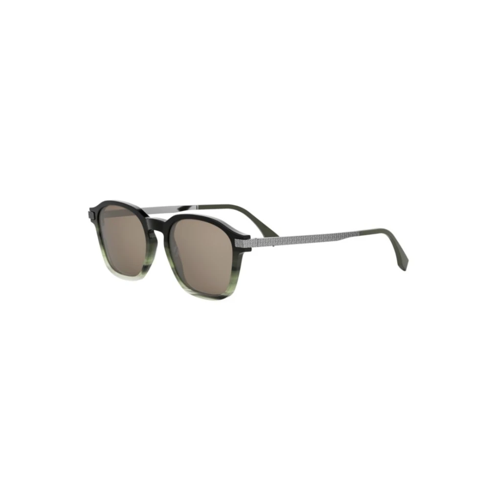 Fendi Unisex Gray Sunglasses, 52 Mm, Essential Square Sunglasses