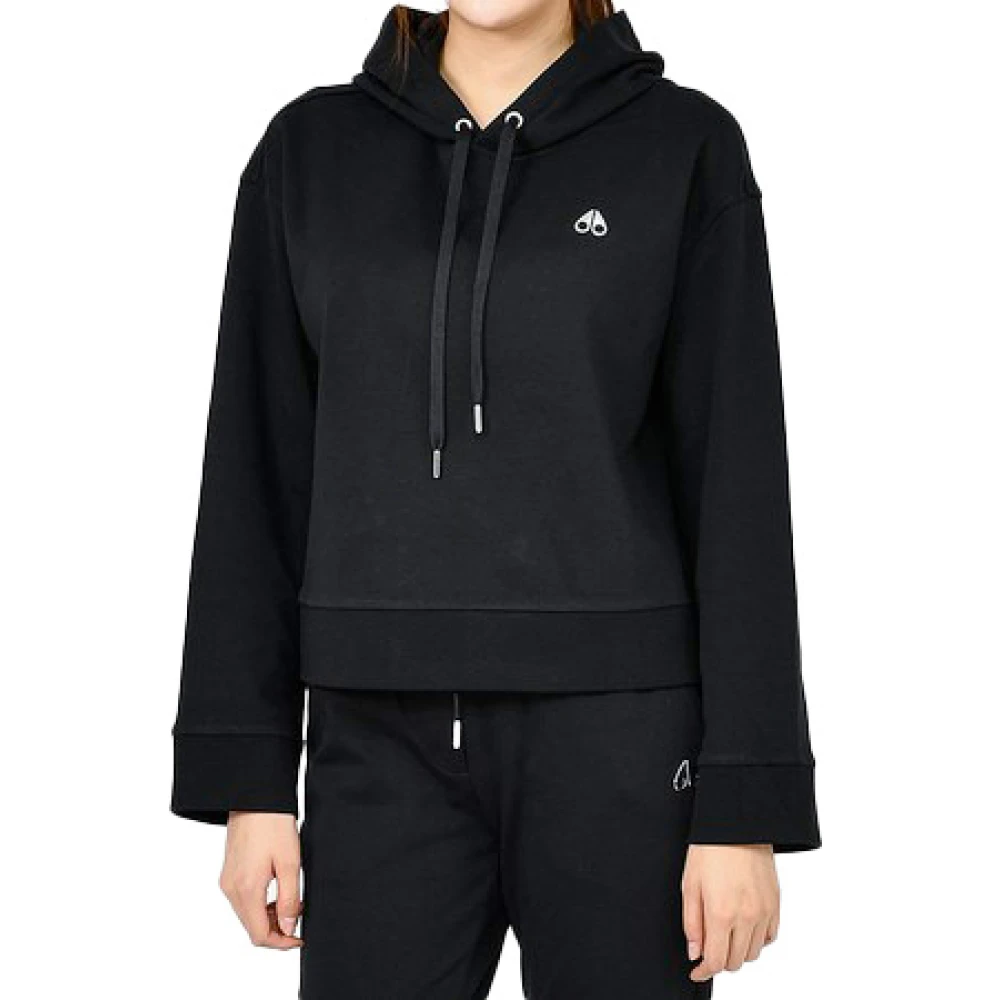 Moose Knuckles Women's Black Felpa - Hoodies - S - Sweatshirts & Hoodies