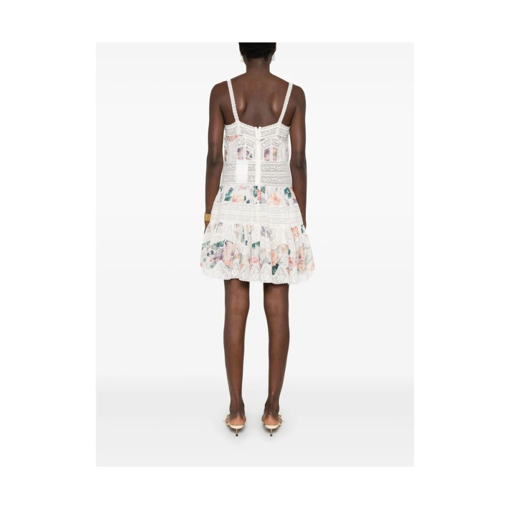 Zimmermann Bloemen Kant Jurk Multicolor Dames
