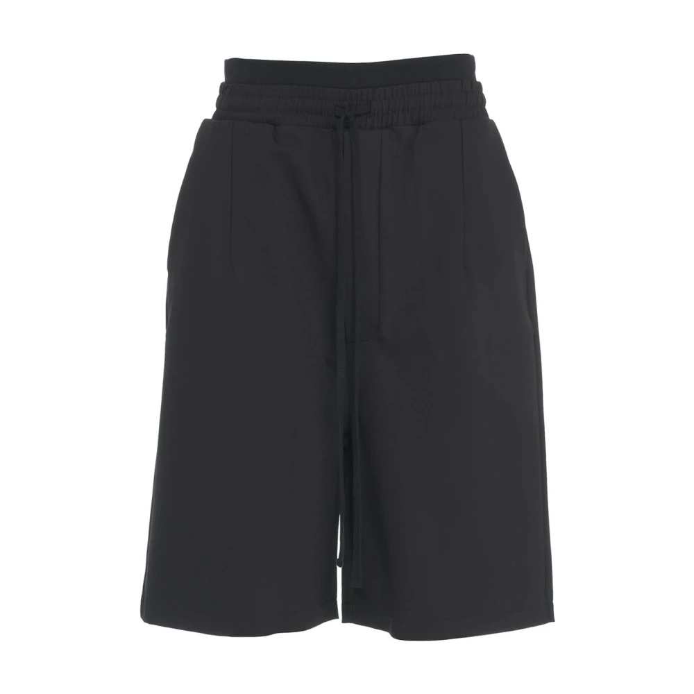 Thom Krom Zwarte Trekkoord Shorts Black Heren