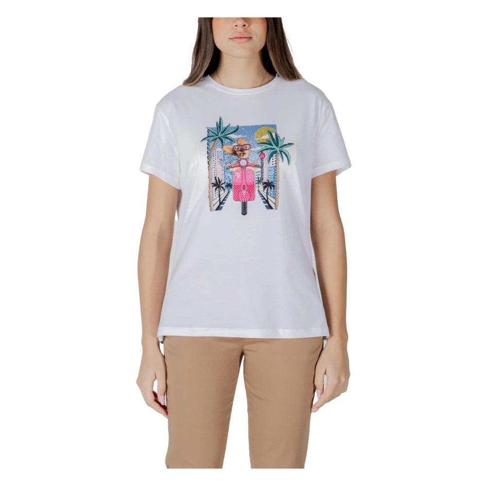 Liu Jo Donna Bianco Top, S, New,