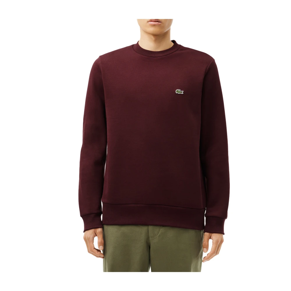 Lacoste Essentiële Crewneck Sweatshirt Sh9608 Red Heren