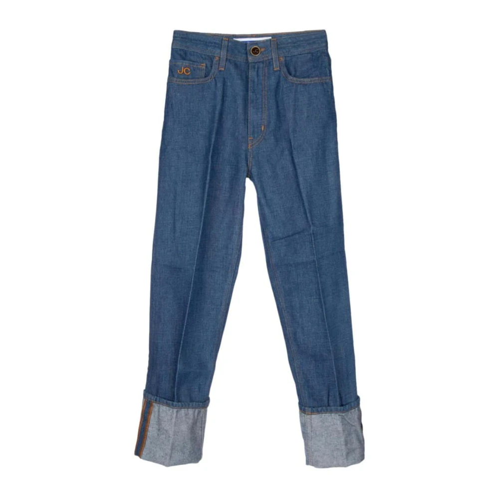 Jacob Cohën Hoge Taille Denim Jeans voor Dames Blue Dames
