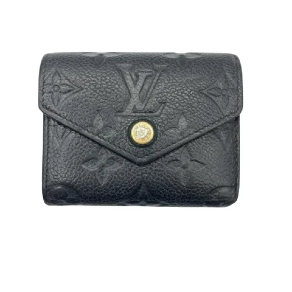 Louis Vuitton Vintage Pre-owned Leather wallets Black Dames