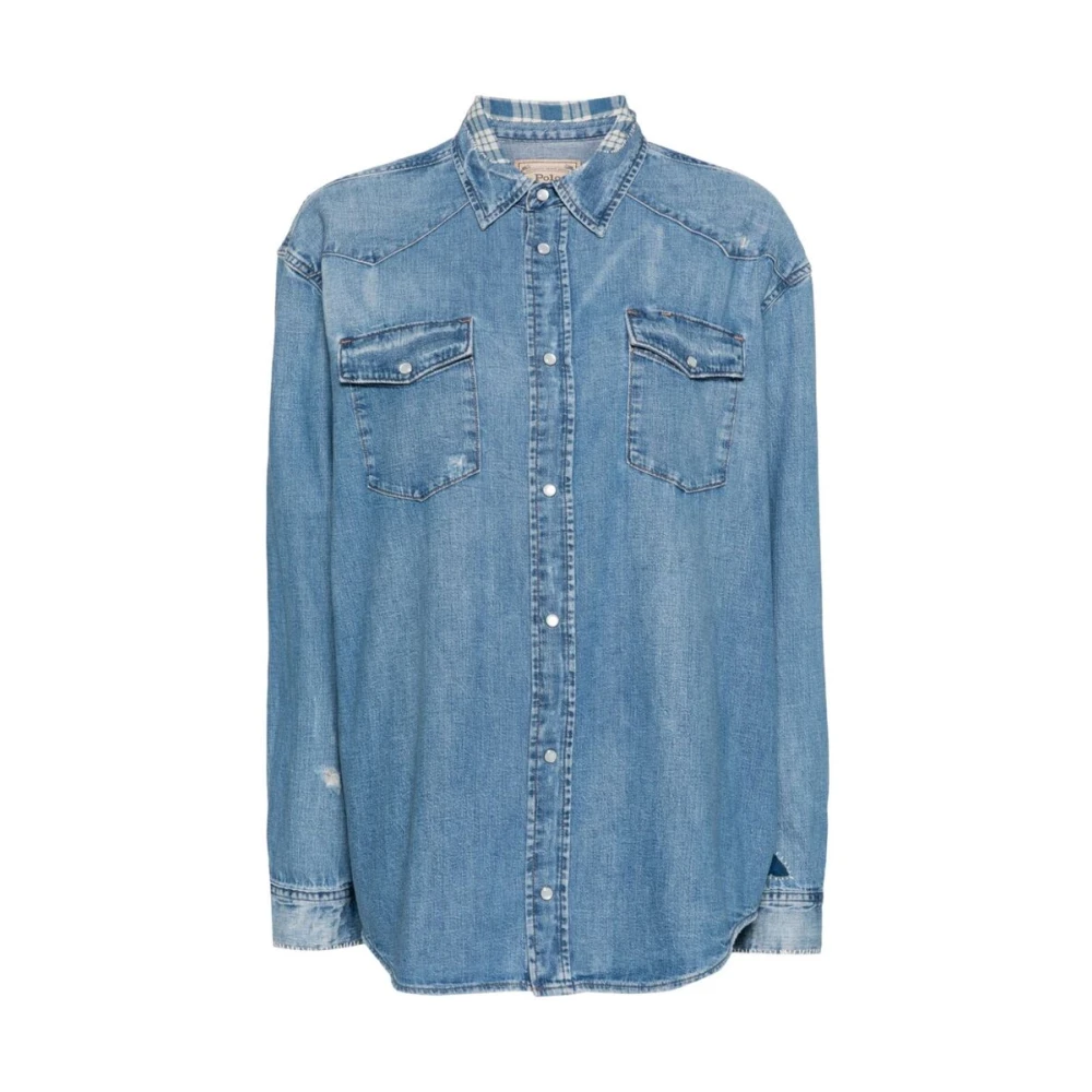 Ralph Lauren Overhemd Blue Dames