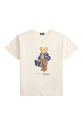 Polo Bear T-shirt med rund hals och korta ärmar