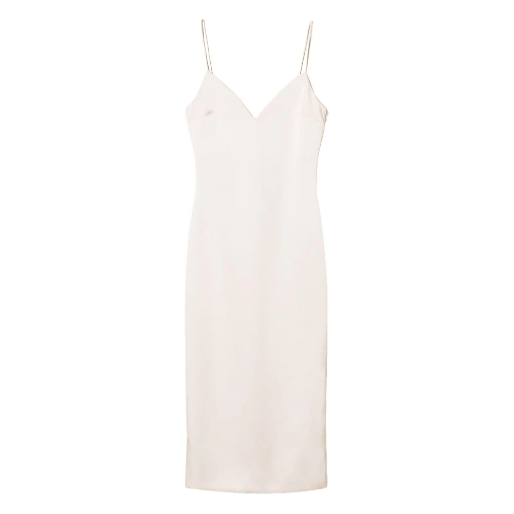 Twinset Women's Pink Midi Dresses, S, Midi Dress