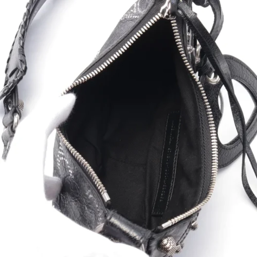 Balenciaga Vintage Pre-owned Leather balenciaga-bags Black Dames