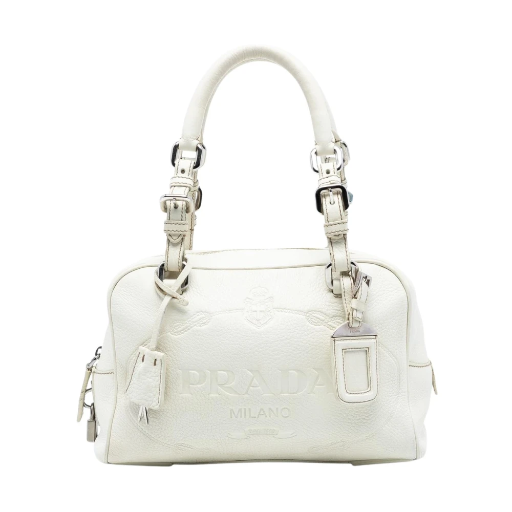 Prada Vintage Damen Weiß Pre-Owned, One Sizegröße: