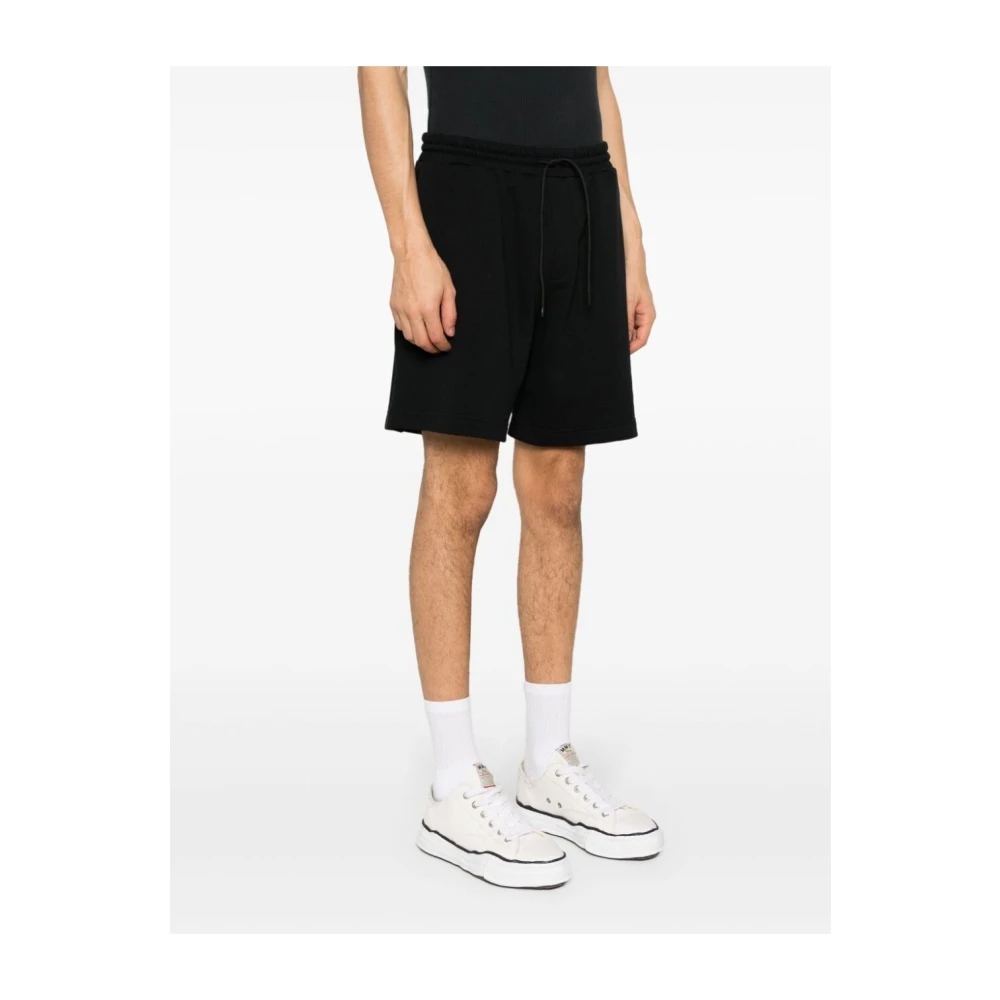 Msgm Zwarte Casual Shorts voor Mannen Black Heren