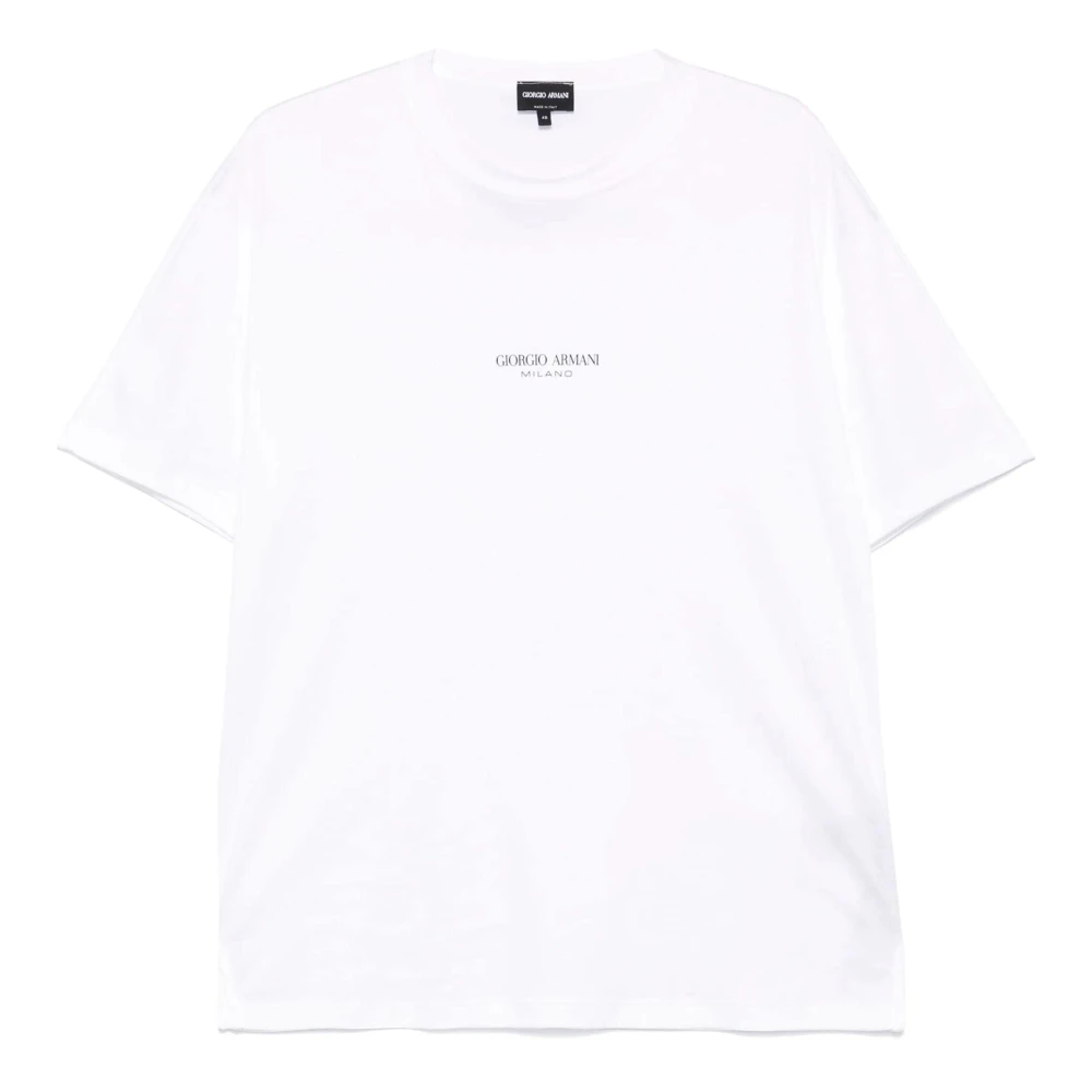 Giorgio Armani Herren Weiß Oberteile, Sgröße: