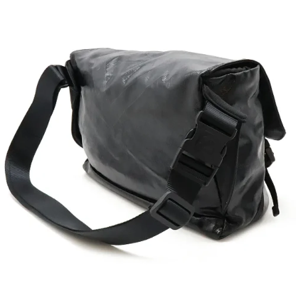 Chanel Vintage Pre-owned Canvas crossbody-bags Black Dames