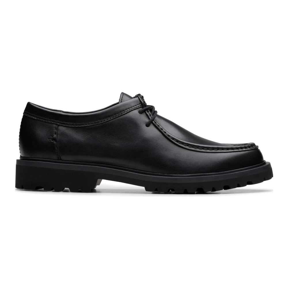 Clarks Men's Berwick Seam Leather Moc-Toe Shoes - Black Leather - 9 (43) - Image 7