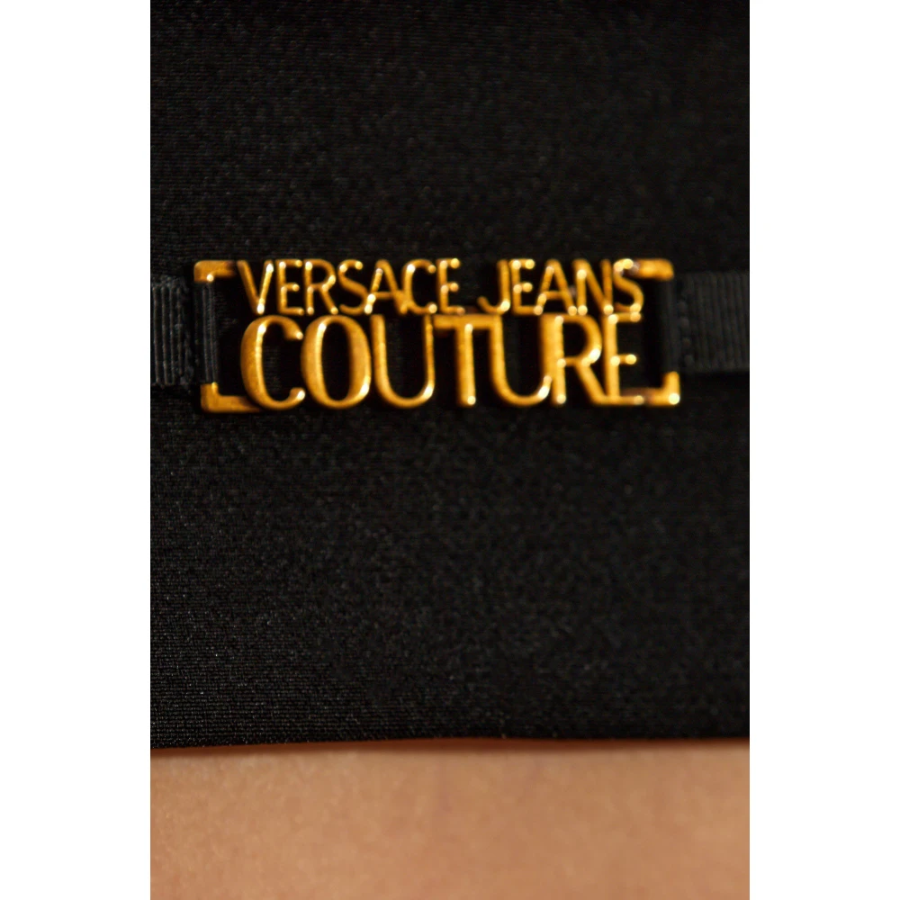 Versace Jeans Couture Blazer met logo Black Dames