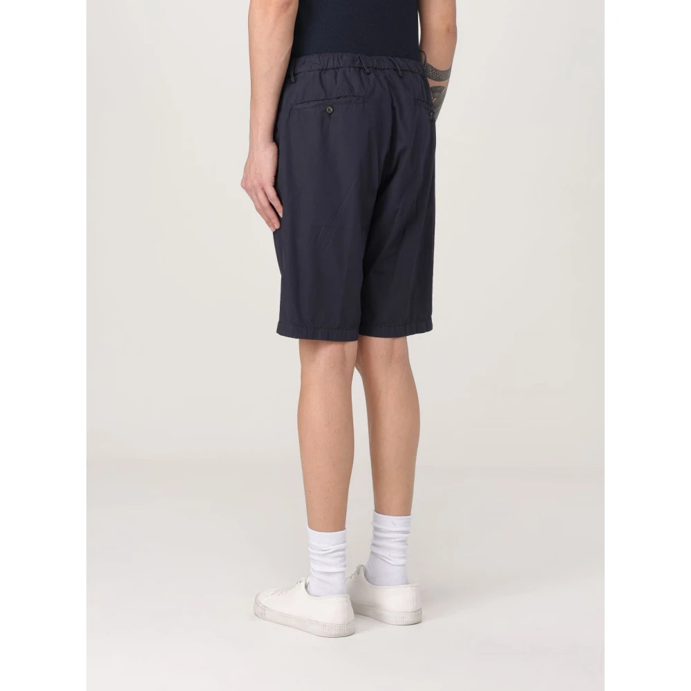 PAUL & SHARK Blauwe Shorts voor Mannen Blue Heren