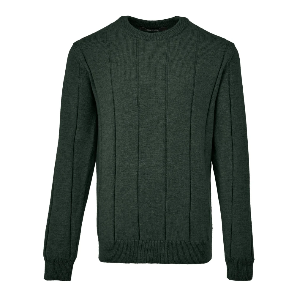 Bomboogie Girls Green Kids Knitwear, 8 Y, Crew Neck Jumper In Wool And Cashmere