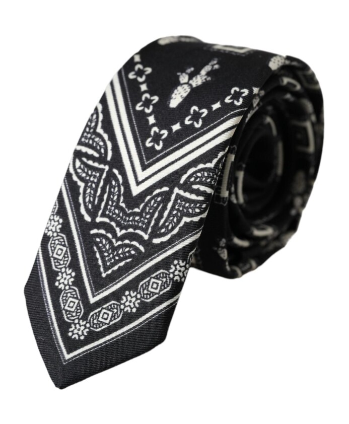 cravate-en-soie-ajustable-avec-details-du-logo