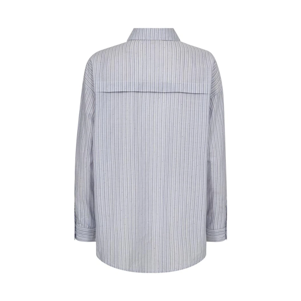 Freequent Chambray Blouse Fqfeline Stijl Blue Dames