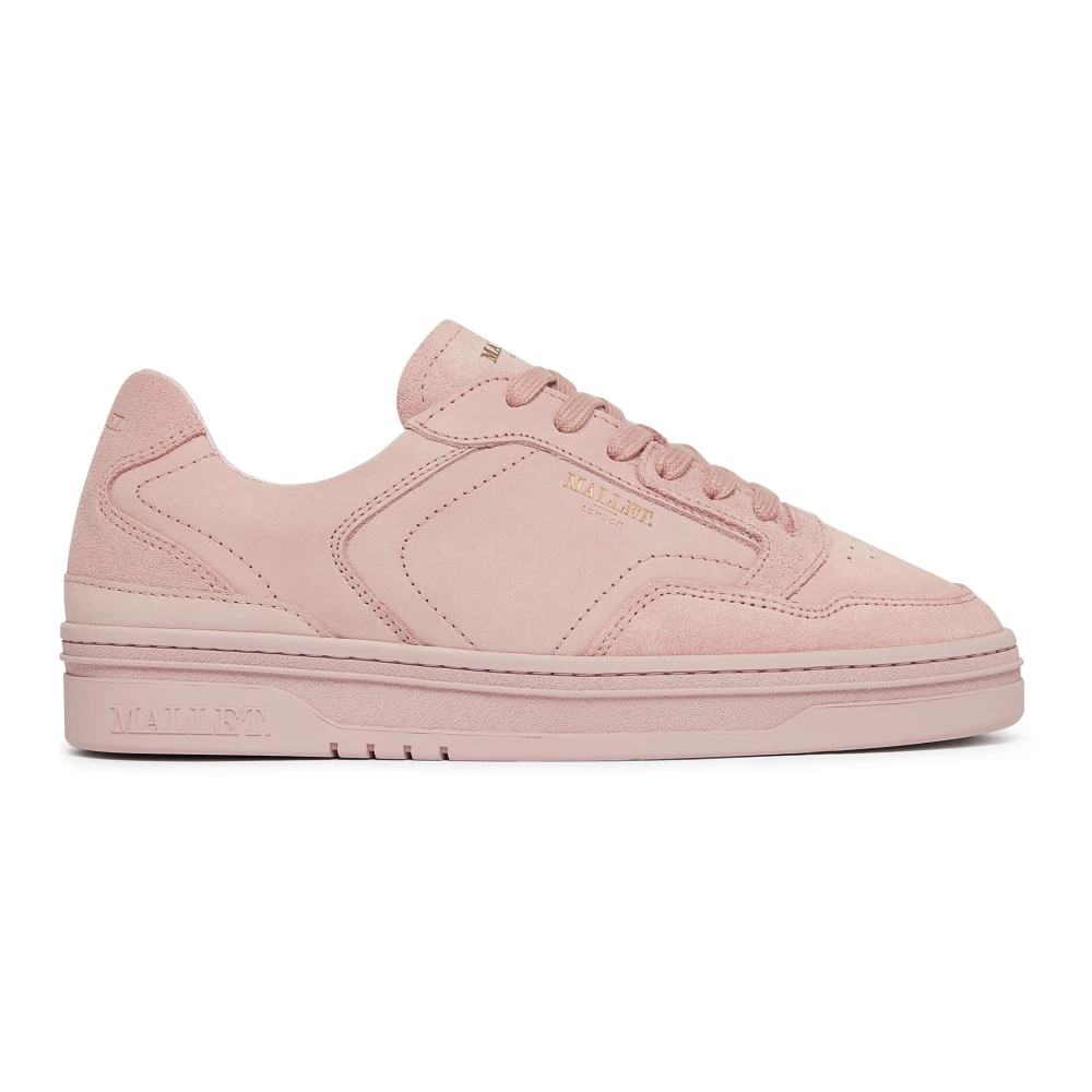 Mallet London Luxe Sneakers met Gouden Details Heren Schoenen Roze