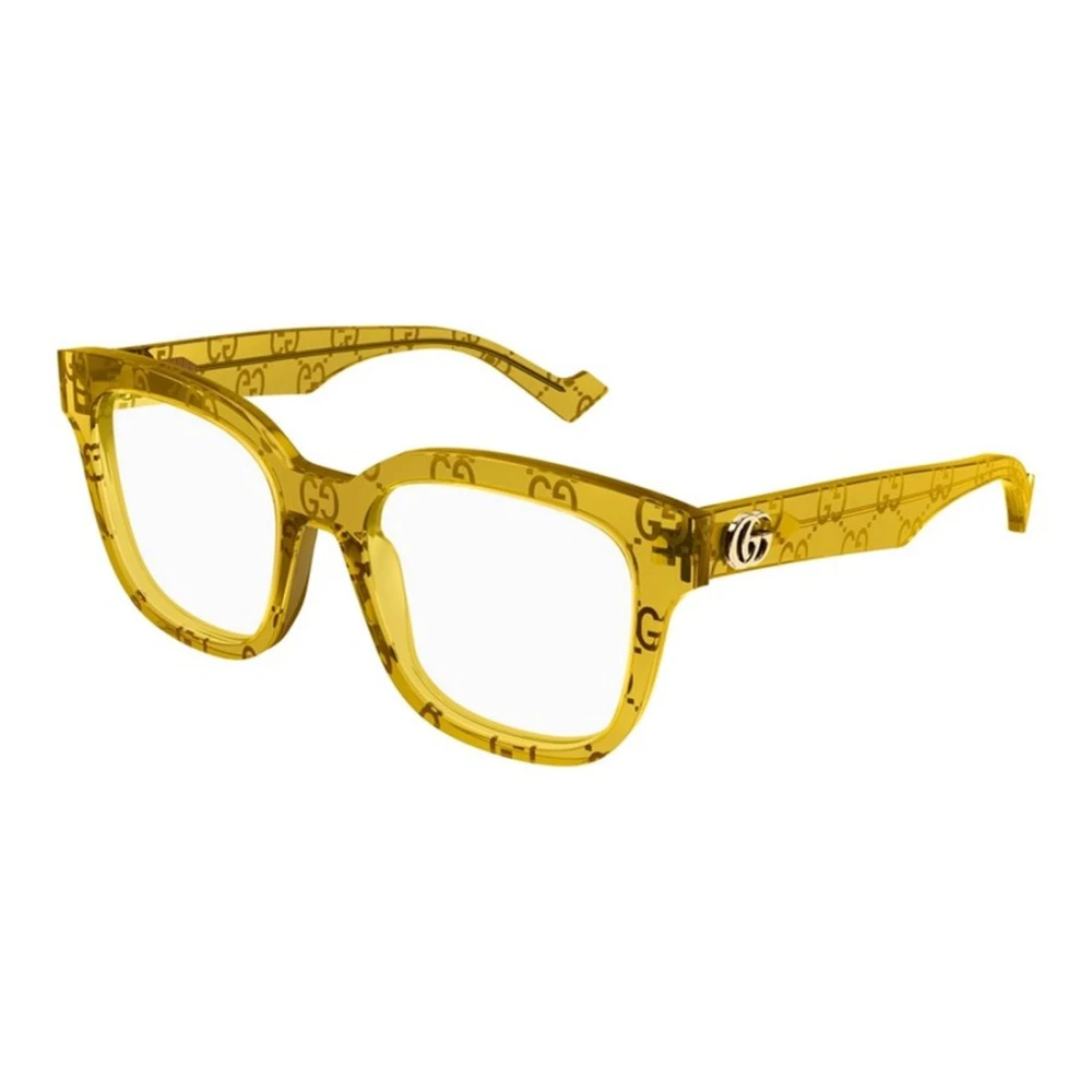 Gucci Women's Yellow Glasses, 52 Mm, Optical Frame