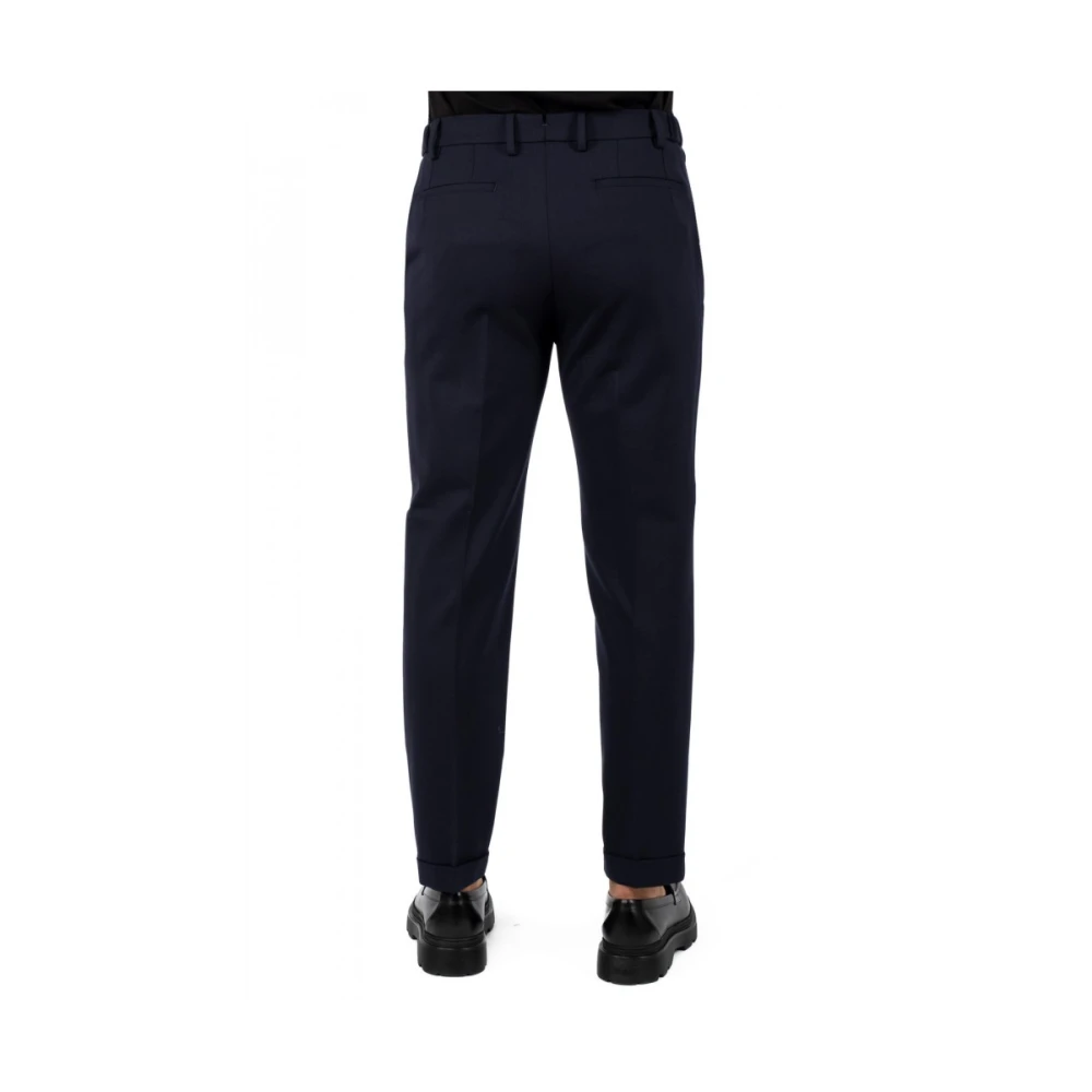 Berwich Herenbroek Klassieke Stijl Blue Heren