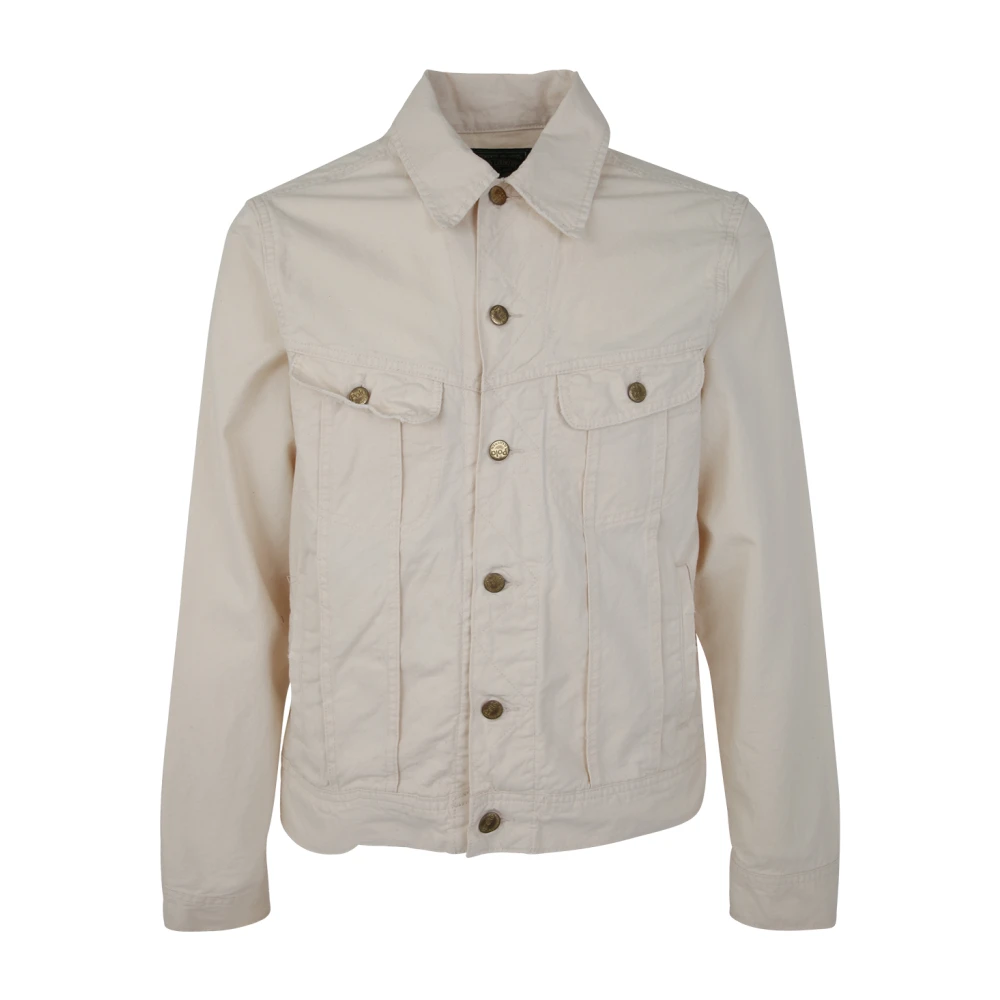 Polo Ralph Lauren Ongevoerde Truckerjas in Mineola Stijl Beige Heren