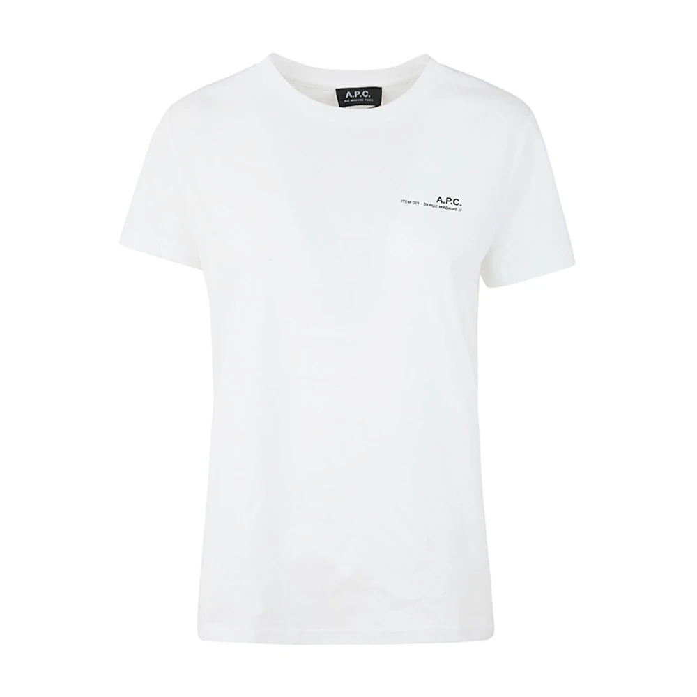 A.p.c. Stijlvolle F T-Shirt White Dames